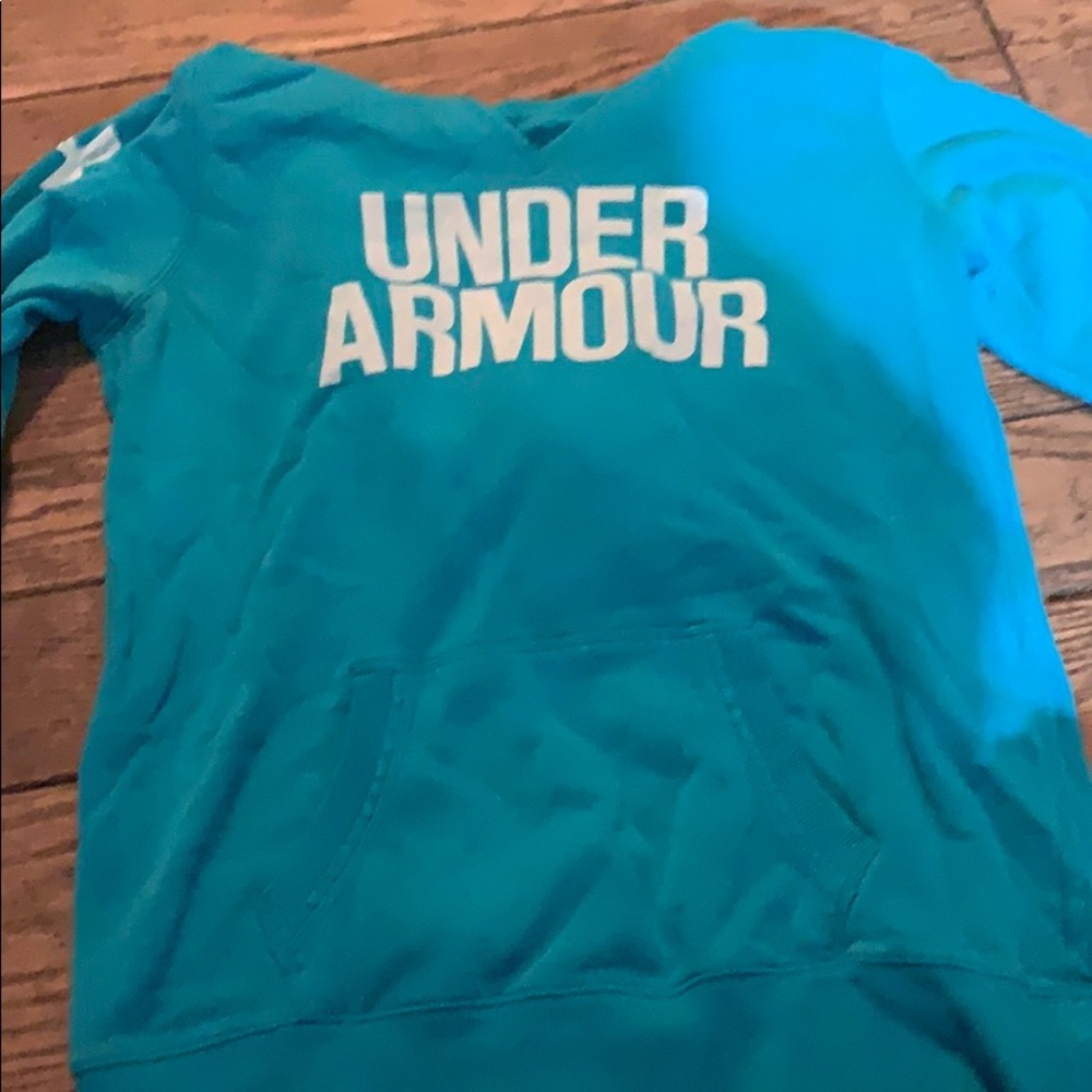Blue under armour hoodie